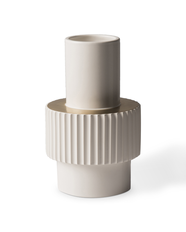 VASE GEAR WHITE S & L