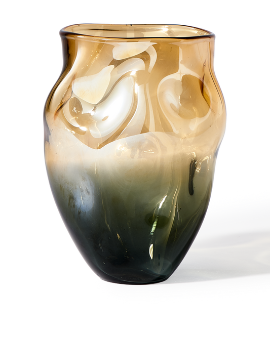 COLLISION AMBER L VASE