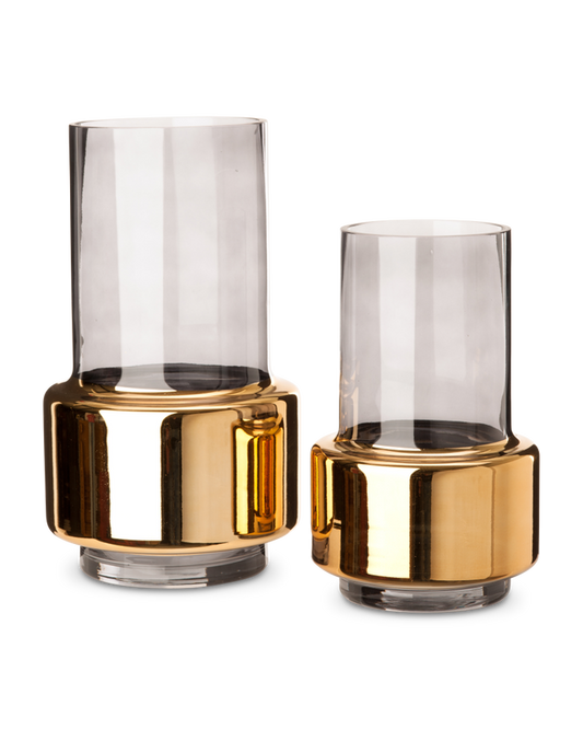 VASE LOBBY SMOKE GOLD S & M