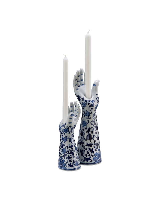 CANDLE HOLDER HANDSUP L & S